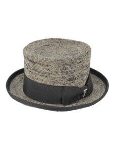 Fléchet - Since 1859 Slamený sivý klobúk - Raffia Top Hat