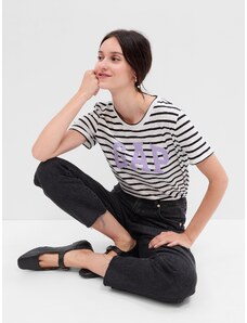 GAP Striped T-shirt with logo - Women