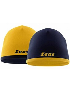 Zeus Perfektná Reverzibilná Pánska Zimná Čiapka žltá modrá