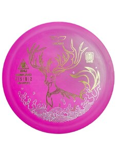 YIKUNSPORTS Frisbee Discgolf Zhu Fairway Driver ružové