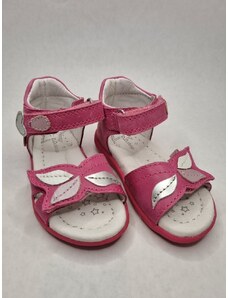 D.D.Step kožené sandálky Dark pink