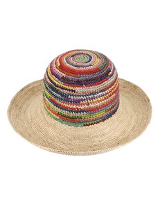 Fiebig - Headwear since 1903 Dámsky letný nekrčivý slamený klobúk Cloche - Crochet Cloche
