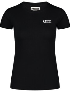 Nordblanc Čierne dámske tričko z organickej bavlny SUNSHINE