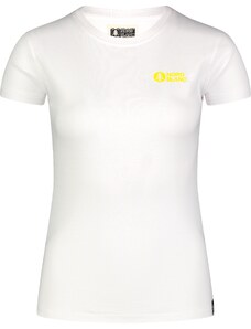 Nordblanc Biele dámske tričko z organickej bavlny SUNSHINE