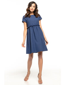Tessita Woman's Dress T266 4 Navy Blue
