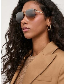 Slnečné okuliare Michael Kors EAST SIDE dámske, zlatá farba, 0MK1135B