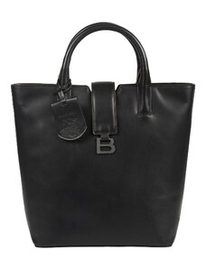 Dámska kožená kabelka Burkely Borste - čierna