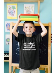 MMO Detské tričko Škola Vyberte farbu: Čierna, Vyberte veľkosť: 110/4 roky