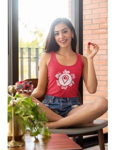 MP Dámske tielko Moto svet Vyberte farbu: Červená, Vyberte veľkosť: XS