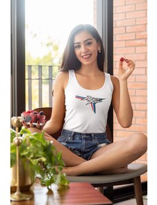 MP Dámske tielko s logom Honda Africa Twin Vyberte farbu: Biela, Vyberte veľkosť: XS