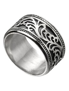 Bastian Pánsky keltský strieborný prsteň R3719