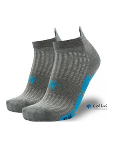 Nízke športové ponožky COLLM BELLA šedo modré