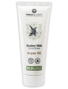 Fresh Secrets - Madis Madis Fresh Secrets Donkey Milk Body butter argan oil - Telové maslo s oslím mliekom a arganovým olejom 200 ml