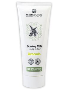 Fresh Secrets - Madis Madis Fresh Secrets Donkey Milk Body butter avocado - Telové maslo s oslím mliekom a avokádom 200 ml