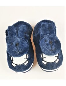 Detské papuče YH113-zajačik-modrý