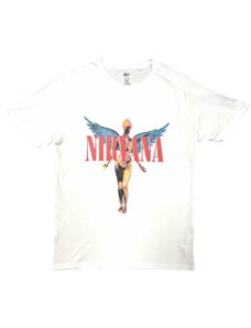 RUKA HORE Unisex tričko Nirvana Angelic Biela