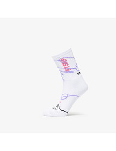 Pánske ponožky Footshop The Skateboard Socks White/ Pink
