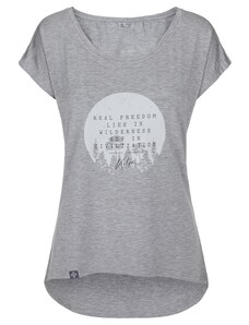 Dámske tričko s krátkym rukávom Kilpi ROISIN-W svetlo šedá