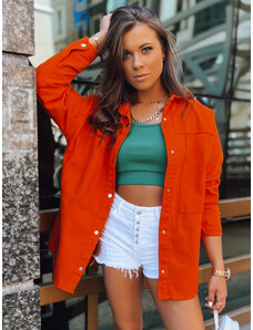 Women's shirt jacket CALIFORNICATION orange Dstreet from
