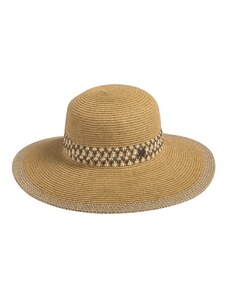 Dámsky letný slamený klobúk bez vrások Veľký okraj UV faktor 50 - Karfil