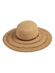 Dámsky nekrčivý letný slamený klobúk Big brim - Karfil