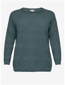 Green Women's Ribbed Sweater ONLY CARMAKOMA Airplain - Women