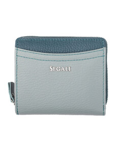 SEGALI Dámska peňaženka kožená SEGALI 7544 B sage/peacock blue
