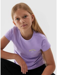 4F Dievčenské tričko s potlačou