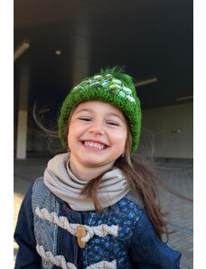 Darissa Zimná detská štrikovaná čiapka - Elinor