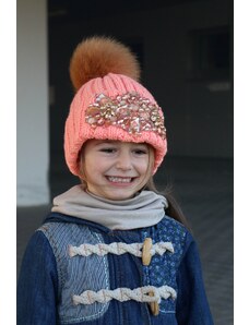 Darissa Zimná detská štrikovaná čiapka - Lili Rose