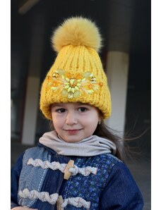 Darissa Zimná detská štrikovaná čiapka - Rebeca