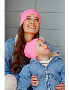 Darissa Set čiapok mama a dcéra - neon ružová