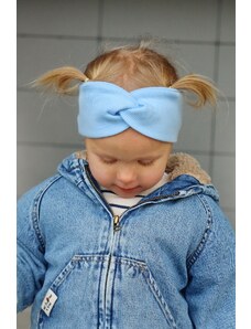 Darissa Detská látková čelenka - ribbon modrá