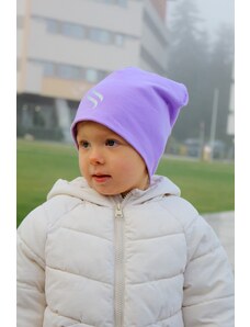 Darissa Detská bavlnená čiapka - fialová