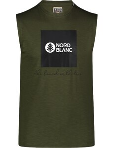 Nordblanc Khaki pánske bavlnené tielko SQUAD
