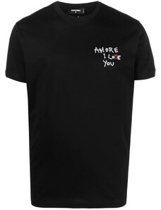 DSQUARED2 Amore Black tričko