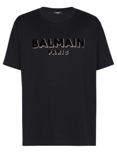 BALMAIN Patch Black tričko