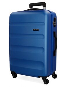 JOUMMA BAGS ABS Cestovný kufor ROLL ROAD FLEX Blue / Modrý, 65x46x23cm, 56L, 5849263 (medium)
