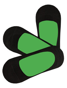 Rota Pánske skryté ponožky ťapky čierne BBB-1 - 3 páry