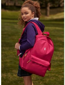 Detský ruksak Polo Ralph Lauren ružová farba, veľký, jednofarebný