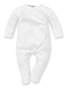 Pinokio Kids's Lovely Day White Wrapped Overall LS