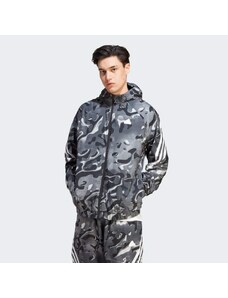 Adidas Mikina s kapucňou Future Icons Allover Print Full-Zip