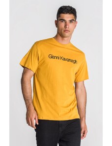 Gianni Kavanagh Pánske Žlté Tričko Essential Maxi Regular