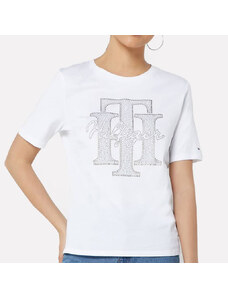 Dámské bílé triko Tommy Hilfiger 22668