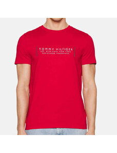 Pánské červené triko Tommy Hilfiger 55449