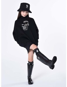 Detské gumáky Karl Lagerfeld čierna farba