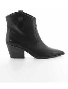 Kožené členkové topánky Kennel & Schmenger Dallas dámske, čierna farba, na podpätku, 21-73640.420