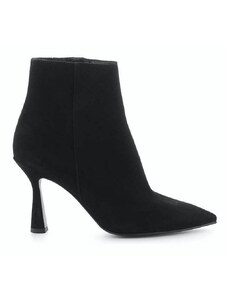 Semišové topánky Kennel & Schmenger Mona dámske, čierna farba, na vysokom podpätku, 21-84310.380