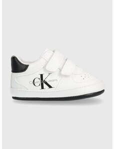 Topánky pre bábätká Calvin Klein Jeans biela farba