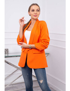 K-Fashion Bunda s klopami elegantná oranžová